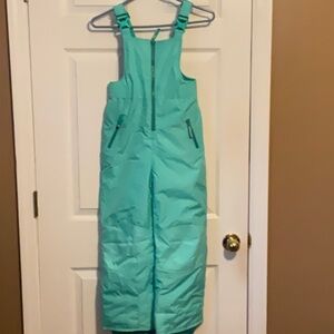 Champion Waterproof Girls Overall Snow Bibs Outerwear Skiing Size Medium (7/8)